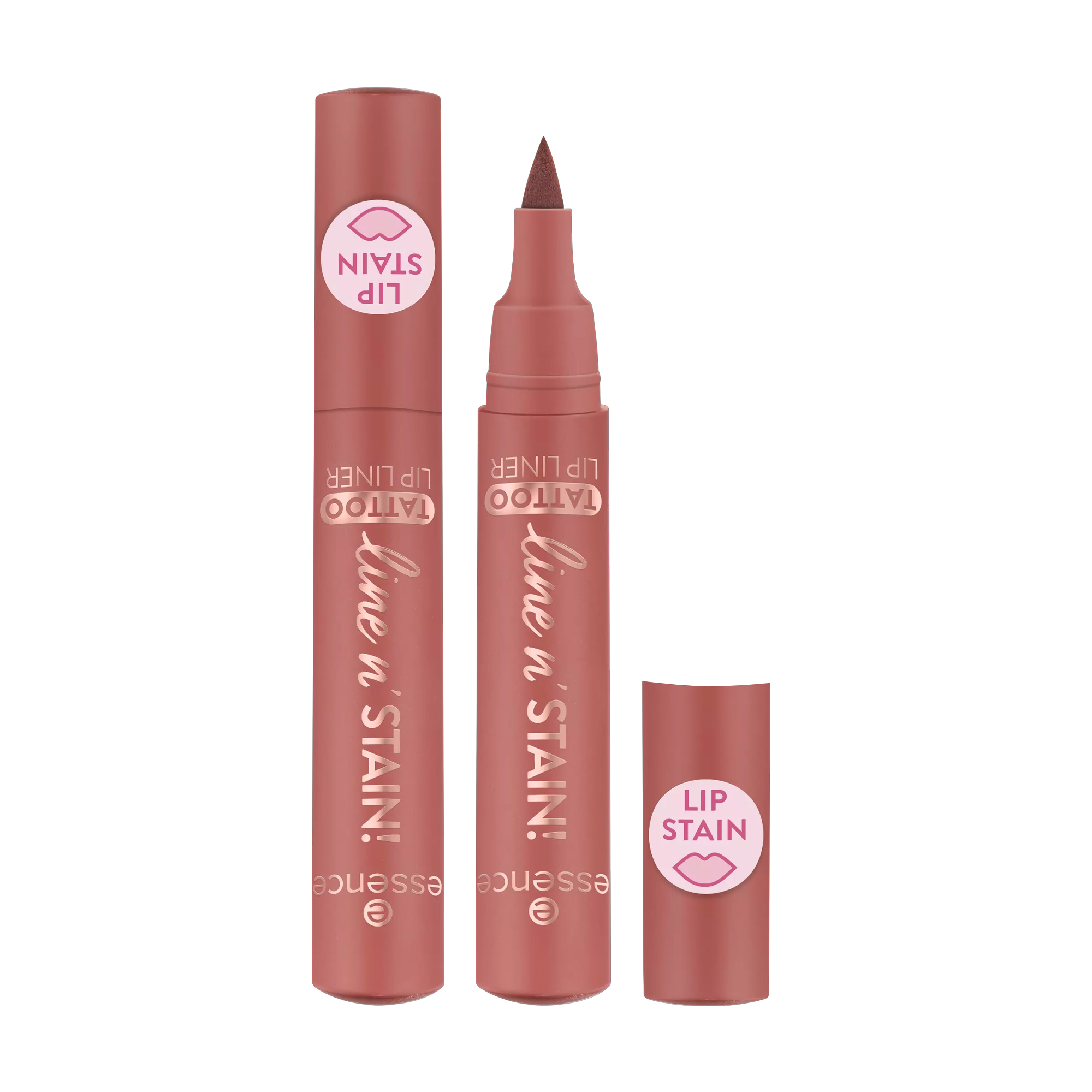 Олівець для губ Essence Line N'Stain! Tattoo Lip Liner 02 Must Have Brown, 2.5 мл
